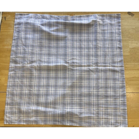 Laura Ashley Cassidy Cotton Floral Plaid Shams X2 Euro X2 King Cottage Farmhouse - Picture 6 of 12